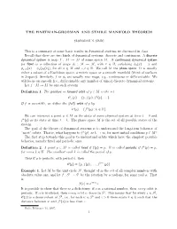 Hartman-Grobman and Stable Manifold Theorem