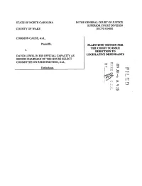 Plaintiff's Motion for the Court to Issue Direction To