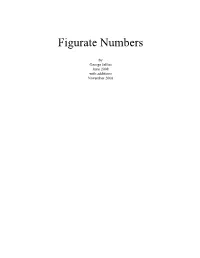 Figurate Numbers