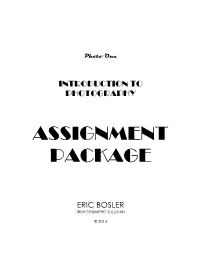 Assignment Package