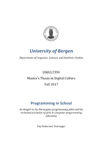 4 Research on Gender in Relation to the Computer, and Pedagogy and Programming in School