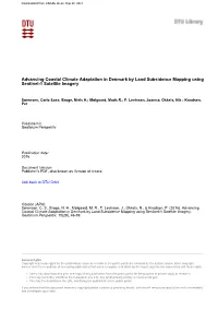 Advancing Coastal Climate Adaptation in Denmark by Land Subsidence Mapping Using Sentinel-1 Satellite Imagery