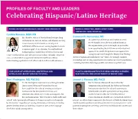 Hispanic/Latino Heritage Month Banner.Indd