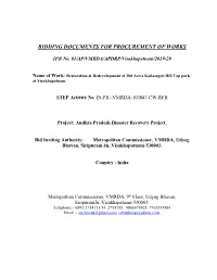 Invitation for Bids for the Work of " Restoration And