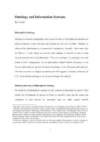 Ontology and Information Systems