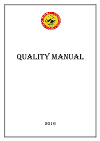 Quality Manual
