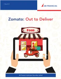 Zomato: out to Deliver