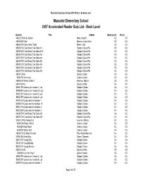 Mascotte Elementary School Accelerated Reader List by Level