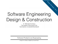 Software Product Line Engineering