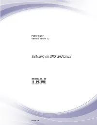 Installing Platform LSF on UNIX and Linux Chapter 1