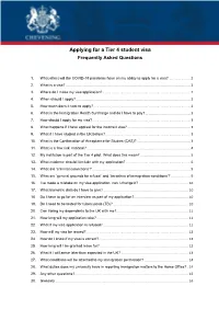Applying for a Tier 4 Student Visa Frequently Asked Questions