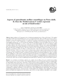 Aspects of Epizoobiontic Mollusc Assemblages on Pinna Shells. II