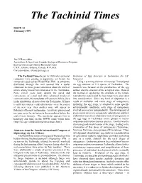 View the PDF File of the Tachinid Times, Issue 12