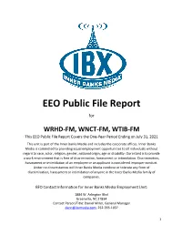 EEO Public File Report For
