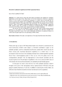 Ehrenfest's Adiabatic Hypothesis in Bohr's Quantum Theory Enric