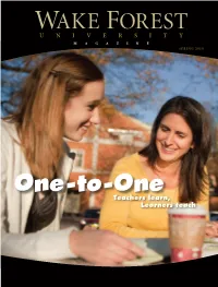 Wake Forest Magazine Alumni Records, P.O