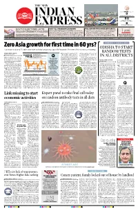 Zero Asia Growth for First Time in 60 Yrs?