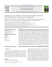 Ecological Response of Forested Wetlands with and Without Large-Scale