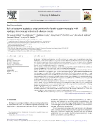 Epilepsy & Behavior