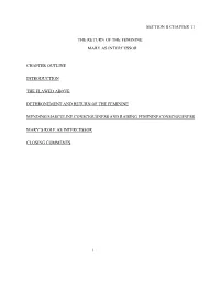 Mary As Intercessor Chapter Outline Introduction The