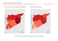 SYRIA, FOURTH QUARTER 2020: Update on Incidents According to the Armed Conflict Location & Event Data Project (ACLED) Compiled by ACCORD, 25 March 2021