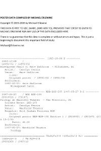 And Add To), Provided That Credit Is Given to Michael Erlewine for Any Use of the Data Enclosed Here