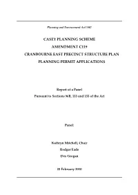 Casey Planning Scheme Amendment C119