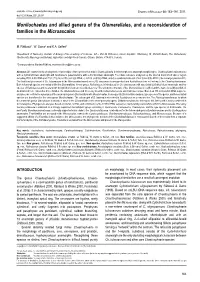 Monilochaetes and Allied Genera of the Glomerellales, and a Reconsideration of Families in the Microascales