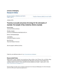 Towards an Accurate and Precise Chronology for the Colonization of Australia: the Example of Riwi, Kimberley, Western Australia