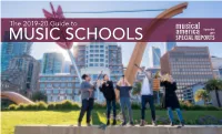 2019-20 Guide to Music Schools