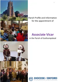 Associate Vicar in the Parish of Easthampstead