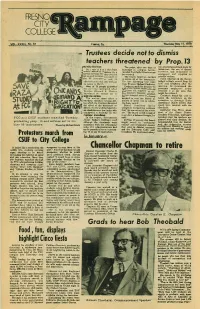Feochers Threqfened by Prop. 13