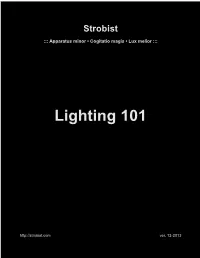 Lighting 101