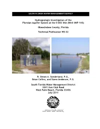 WS-32, Hydrogeologic Investigation of the Floridan Aquifer System at The