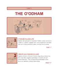 01 the O'odham 2007.Indd