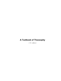 A Textbook of Theosophy