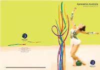 Gymnastics Australia Annual Report 2012