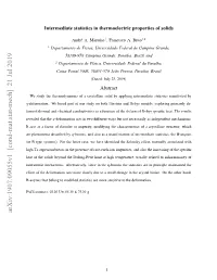 Intermediate Statistics in Thermoelectric Properties of Solids