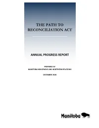 The Path to Reconciliation Act ______
