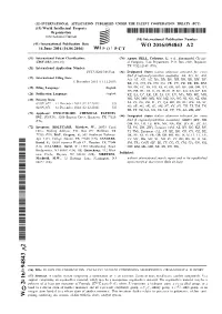 WO 2016/094843 A2 16 June 2016 (16.06.2016) P O P C T