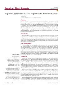 Rapunzel Syndrome: a Case Report and Literature Review