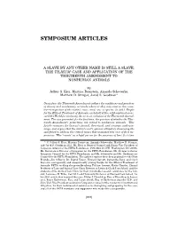 Symposium Articles