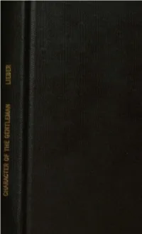 The Character of the Gentleman, Third and Much Enlarged Edition
