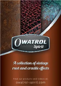 A Collection of Vintage Rust and Crackle Effects