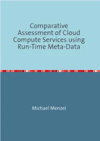 Comparative Assessment of Cloud Compute Services Using Run-Time Meta-Data