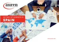 Setting up Business in Spain