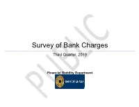 Survey of Bank Charges
