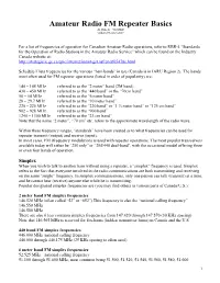 Amateur Radio Repeater Basics