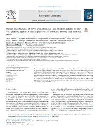 Design and Synthesis of Novel Quinazolinone-1,2,3-Triazole