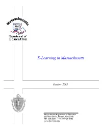 E-Learning in Massachusetts